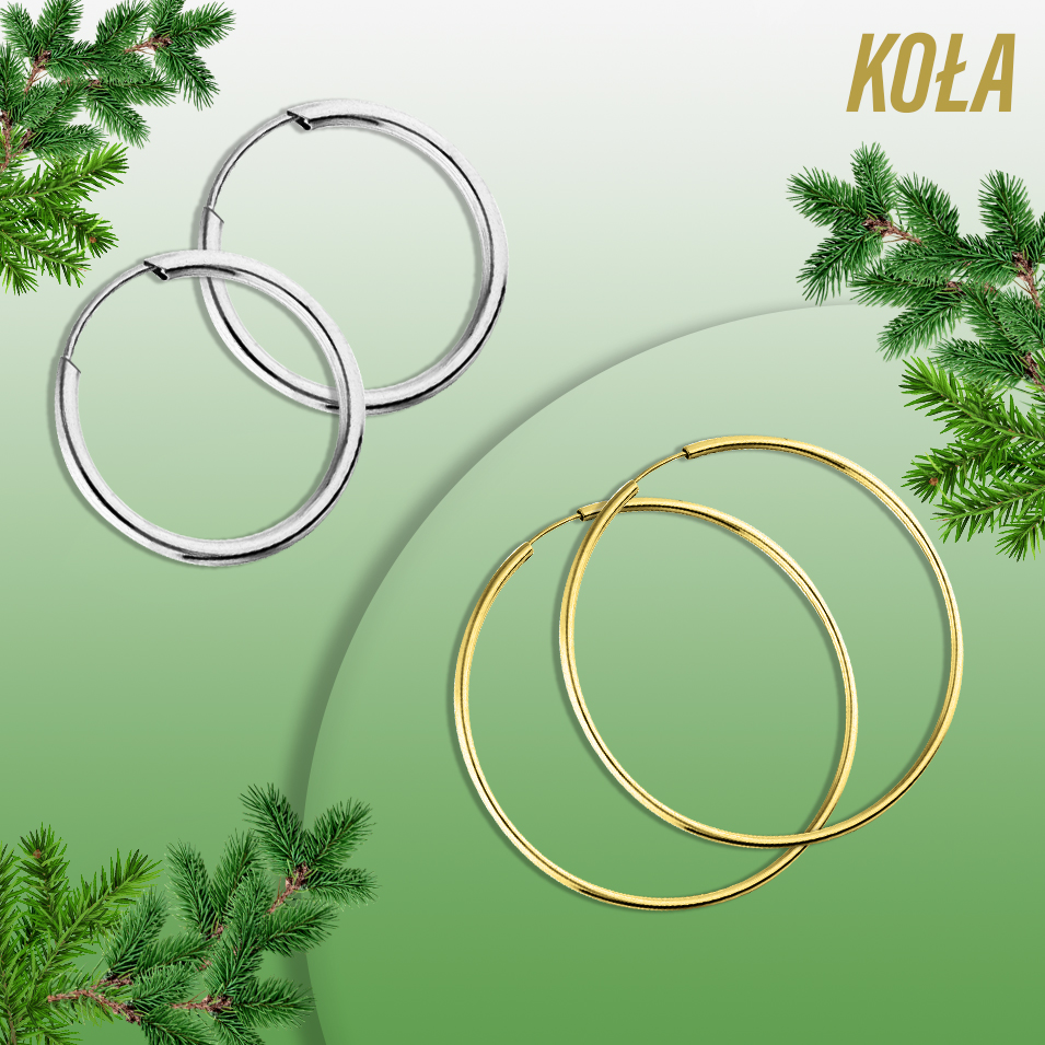 KOLEKCJA BEADS Kolczyki Koła