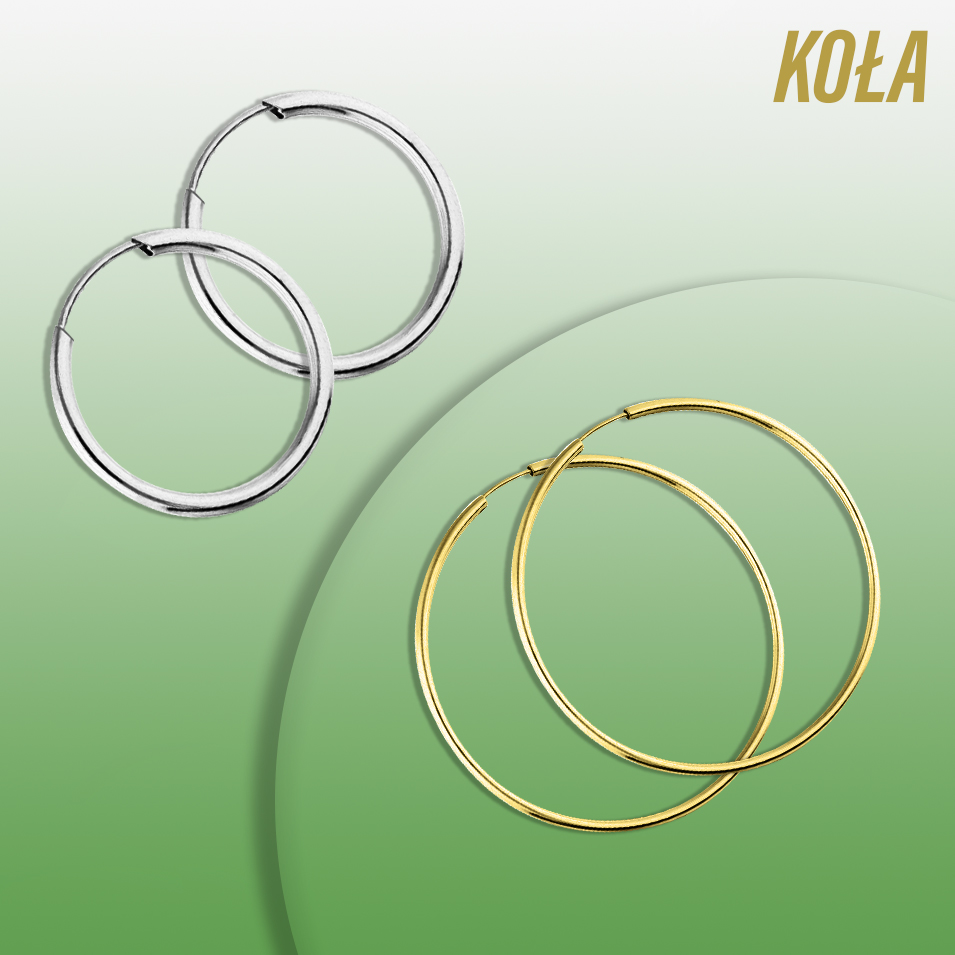 KOLEKCJA BEADS Kolczyki Koła